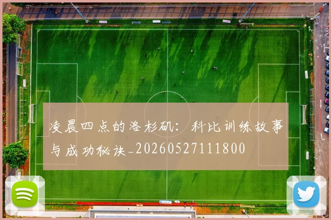 凌晨四点的洛杉矶：科比训练故事与成功秘诀_20260527111800